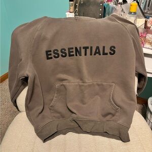 Fear of God Essentials Gray Hoodie